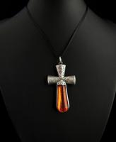 Victorian Scottish Silver & Amber Cross Pendant (3 of 11) Victorian Scottish Silver & Amber Cross Pendant (3 of 11)