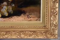 Oil Painting Pair by J Tourvin "White Grapes and Plums" (9 of 10) Oil Painting Pair by J Tourvin "White Grapes and Plums" (9 of 10)