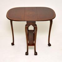 Antique Burr Walnut Drop Leaf Dining Table (9 of 11) Antique Burr Walnut Drop Leaf Dining Table (9 of 11)