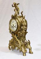 French Antique Gilt Clock Set - Cherub Garniture (4 of 14) French Antique Gilt Clock Set - Cherub Garniture (4 of 14)