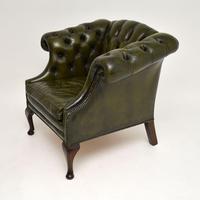 Antique Georgian Style Leather Armchair (3 of 10) Antique Georgian Style Leather Armchair (3 of 10)