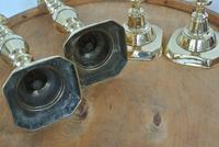Rare Set of 4 Large Victorian Brass Candlesticks Through Pushers 12.5" c.1890 (3 of 7) Rare Set of 4 Large Victorian Brass Candlesticks Through Pushers 12.5" c.1890 (3 of 7)