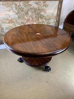 English Regency Rosewood Tilt Top Centre Table (7 of 7) English Regency Rosewood Tilt Top Centre Table (7 of 7)