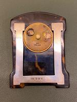Charming Art Deco Period Tortoiseshell & Silver-mounted “Easel” or Bedroom Timepiece (5 of 6) Charming Art Deco Period Tortoiseshell & Silver-mounted “Easel” or Bedroom Timepiece (5 of 6)