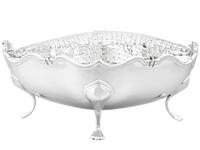 Antique George V Sterling Silver Presentation Bowl / Centrepiece