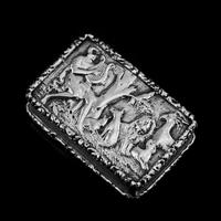 Rare Antique Georgian Solid Silver Vinaigrette Figural Scene with Animals & Harp "Orpheus Enchanting Animals"- Joseph Taylor 1827 (5 of 18) Rare Antique Georgian Solid Silver Vinaigrette Figural Scene with Animals & Harp "Orpheus Enchanting Animals"- Joseph Taylor 1827 (5 of 18)