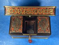 Victorian French Tortoiseshell Twin Canister Tea Caddy (16 of 17) Victorian French Tortoiseshell Twin Canister Tea Caddy (16 of 17)