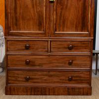 Wardrobe Compactum Linen Press Flame Mahogany (3 of 13) Wardrobe Compactum Linen Press Flame Mahogany (3 of 13)