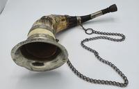 Early 20th Century Hunter Horn with Silver Plated Mounts (3 of 3) Early 20th Century Hunter Horn with Silver Plated Mounts (3 of 3)