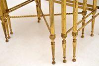 1950’s Vintage Brass & Mahogany Nest of Tables (2 of 10) 1950’s Vintage Brass & Mahogany Nest of Tables (2 of 10)