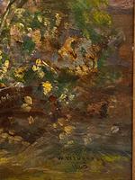 “Cattle Watering” – Large Oil on Canvas by William Widgery (4 of 4) “Cattle Watering” – Large Oil on Canvas by William Widgery (4 of 4)
