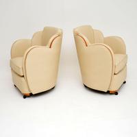 Pair of Original Art Deco Cloud Back Armchairs by Epstein (2 of 11) Pair of Original Art Deco Cloud Back Armchairs by Epstein (2 of 11)