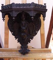 Burmese Carved Wall Bracket Hardwood 1860 (free Shipping to Mainland England) (12 of 12) Burmese Carved Wall Bracket Hardwood 1860 (free Shipping to Mainland England) (12 of 12)