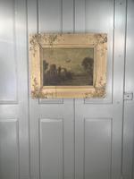 Antique Georgian or Early Victorian Landscape Oil Painting of Ruined Castle by John Wilson Ewbank 1 of 2 (9 of 9) Antique Georgian or Early Victorian Landscape Oil Painting of Ruined Castle by John Wilson Ewbank 1 of 2 (9 of 9)