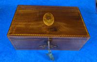 George III Solid Mahogany Box With Wonderful Inlaid Panels (10 of 18) George III Solid Mahogany Box With Wonderful Inlaid Panels (10 of 18)