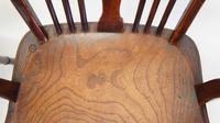 Pair Georgian Oak & Elm Windsor armchairs (7 of 20) Pair Georgian Oak & Elm Windsor armchairs (7 of 20)