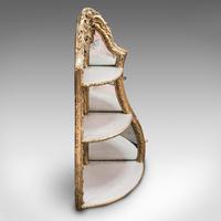 Antique Mirrored Corner Shelf, English, Gilt Gesso, Decorative Display, Regency (4 of 9) Antique Mirrored Corner Shelf, English, Gilt Gesso, Decorative Display, Regency (4 of 9)