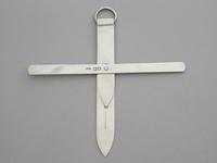 Silver "Apperley's Patent" Combination Bookmarker Leaf Holder & Paper Knife, by Sampson Mordan & Co, London, 1902 (2 of 10) Silver "Apperley's Patent" Combination Bookmarker Leaf Holder & Paper Knife, by Sampson Mordan & Co, London, 1902 (2 of 10)