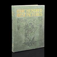 Antique Art Book, The Hundred Best Pictures, Hardcover, Illustrated, Edwardian (1 of 12)