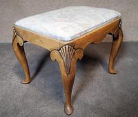 Queen Anne Style Walnut Stool c.1920 (8 of 10) Queen Anne Style Walnut Stool c.1920 (8 of 10)