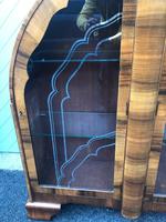 Art Deco Figured Walnut Display Cabinet (5 of 10) Art Deco Figured Walnut Display Cabinet (5 of 10)