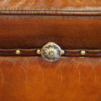 Large Victorian Leather Ottoman (9 of 9) Large Victorian Leather Ottoman (9 of 9)