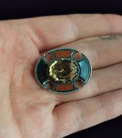 Antique Scottish Agate and Citrine Brooch, Sterling Silver (11 of 11) Antique Scottish Agate and Citrine Brooch, Sterling Silver (11 of 11)