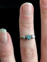 Vintage Art Deco Zircon and diamond ring, 18ct gold and platinum (4 of 12) Vintage Art Deco Zircon and diamond ring, 18ct gold and platinum (4 of 12)