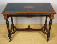 Outstanding Aesthetic Ebonised Burr Walnut Table c.1870 (5 of 10) Outstanding Aesthetic Ebonised Burr Walnut Table c.1870 (5 of 10)