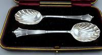 Pair of Silver Plated Victorian Wedding Spoons in Fitted Case (2 of 8) Pair of Silver Plated Victorian Wedding Spoons in Fitted Case (2 of 8)
