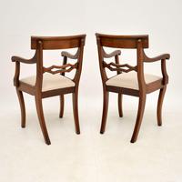 Pair of Antique Regency Period Mahogany Carver Armchairs (11 of 11) Pair of Antique Regency Period Mahogany Carver Armchairs (11 of 11)