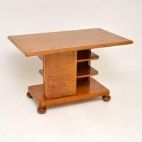 Antique Swedish Satin Birch Coffee / Library Table (9 of 10) Antique Swedish Satin Birch Coffee / Library Table (9 of 10)