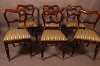 Set of 6 Early Victorian Mahogany Dining Chairs Possibly Gillows (2 of 12) Set of 6 Early Victorian Mahogany Dining Chairs Possibly Gillows (2 of 12)