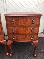 Pair of Antique Burr Walnut Bedside Chests (3 of 9) Pair of Antique Burr Walnut Bedside Chests (3 of 9)