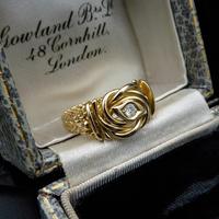 Antique Diamond Lovers Knot 18ct Gold Ring (6 of 7) Antique Diamond Lovers Knot 18ct Gold Ring (6 of 7)