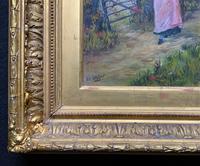 'R.M Stewart' Original 19thc Harvesting Maid Oil Portrait Painting - Dated 1886 (9 of 12) 'R.M Stewart' Original 19thc Harvesting Maid Oil Portrait Painting - Dated 1886 (9 of 12)