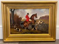 Victorian Sporting Oil Painting "Taking A Fence" Horse & Rider With Scent Foxhounds Hunting By John Alfred Wheeler (2 of 59) Victorian Sporting Oil Painting "Taking A Fence" Horse & Rider With Scent Foxhounds Hunting By John Alfred Wheeler (2 of 59)