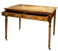 Victorian Rosewood & Mahogany Writing Table (2 of 5) Victorian Rosewood & Mahogany Writing Table (2 of 5)