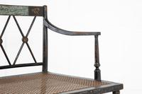 English 19th Century Regency Ebonised Cane Seat Sofa (3 of 8) English 19th Century Regency Ebonised Cane Seat Sofa (3 of 8)