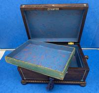 William IV Rosewood Sarcophagus Box with Inlay (10 of 13) William IV Rosewood Sarcophagus Box with Inlay (10 of 13)
