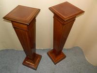 Pair of Mahogany Columns / Pedestals (5 of 6) Pair of Mahogany Columns / Pedestals (5 of 6)