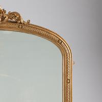 Large Victorian English Gilt Archtop Overmantle Mirror (5 of 7) Large Victorian English Gilt Archtop Overmantle Mirror (5 of 7)