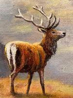 Oil Painting Scottish Stags "Denizens of the Highlands" Signed Wendy Reeves (8 of 45) Oil Painting Scottish Stags "Denizens of the Highlands" Signed Wendy Reeves (8 of 45)