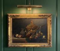 18th Century Continental Still Life Oil on Canvas