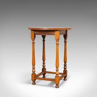 Antique Circular Occasional Table, English, Oak, Side, Lamp, Edwardian, C.1910 (10 of 12) Antique Circular Occasional Table, English, Oak, Side, Lamp, Edwardian, C.1910 (10 of 12)