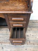 Antique Early 20th Century Oak Roll Top Desk (10 of 13) Antique Early 20th Century Oak Roll Top Desk (10 of 13)