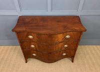 Georgian Flame Mahogany Serpentine Chest of Drawers (6 of 15) Georgian Flame Mahogany Serpentine Chest of Drawers (6 of 15)
