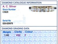 1.95ct Diamond & 18ct Yellow Gold Full Eternity Ring - Vintage French c.1980 (6 of 9) 1.95ct Diamond & 18ct Yellow Gold Full Eternity Ring - Vintage French c.1980 (6 of 9)