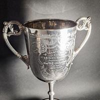 Victorian Silver Twin Handled Trophy (4 of 6) Victorian Silver Twin Handled Trophy (4 of 6)