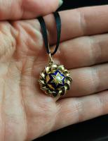 Victorian Gold Blue Enamel Star Locket, Split Pearl (7 of 13) Victorian Gold Blue Enamel Star Locket, Split Pearl (7 of 13)
